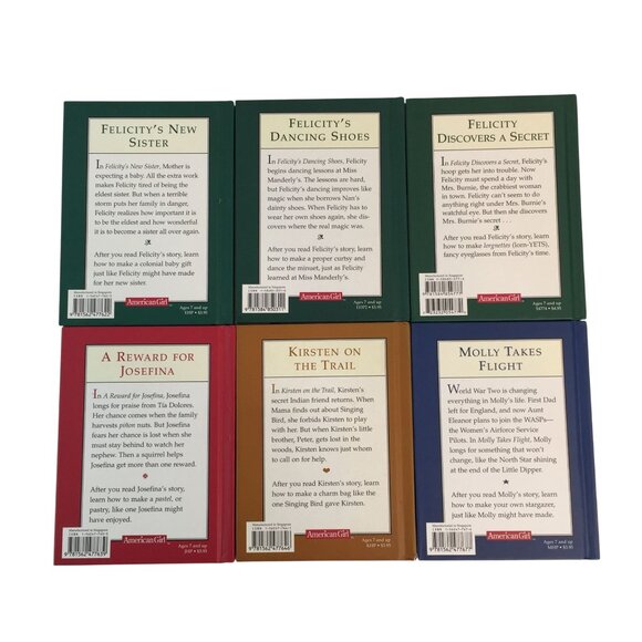 American Girl Short Stories Lot of 6 Books Felicity Josefina Kirsten Molly - Picture 3 of 6